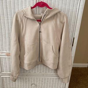 Lululemon oversized scuba in Natural Ivory